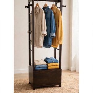 One drawer cloth stand