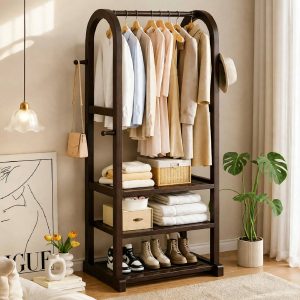 Exclusive Wooden Cloth stand with rack