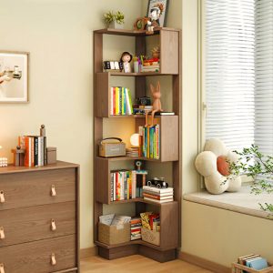Corner Bookshelf