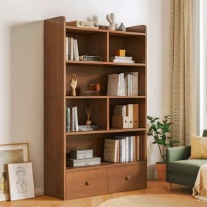 Elegant Wooden Bookshelf
